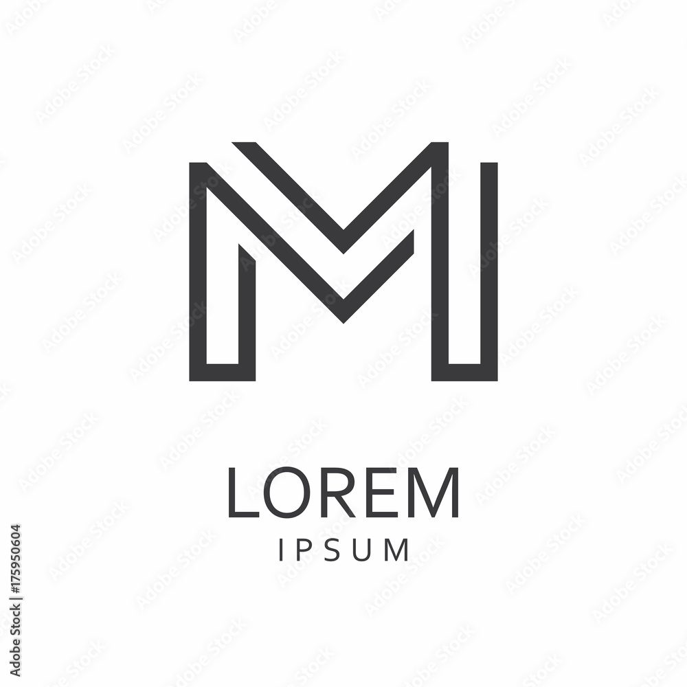 M Letter Logo. Vector Icon M Letter Logo. Vector Icon