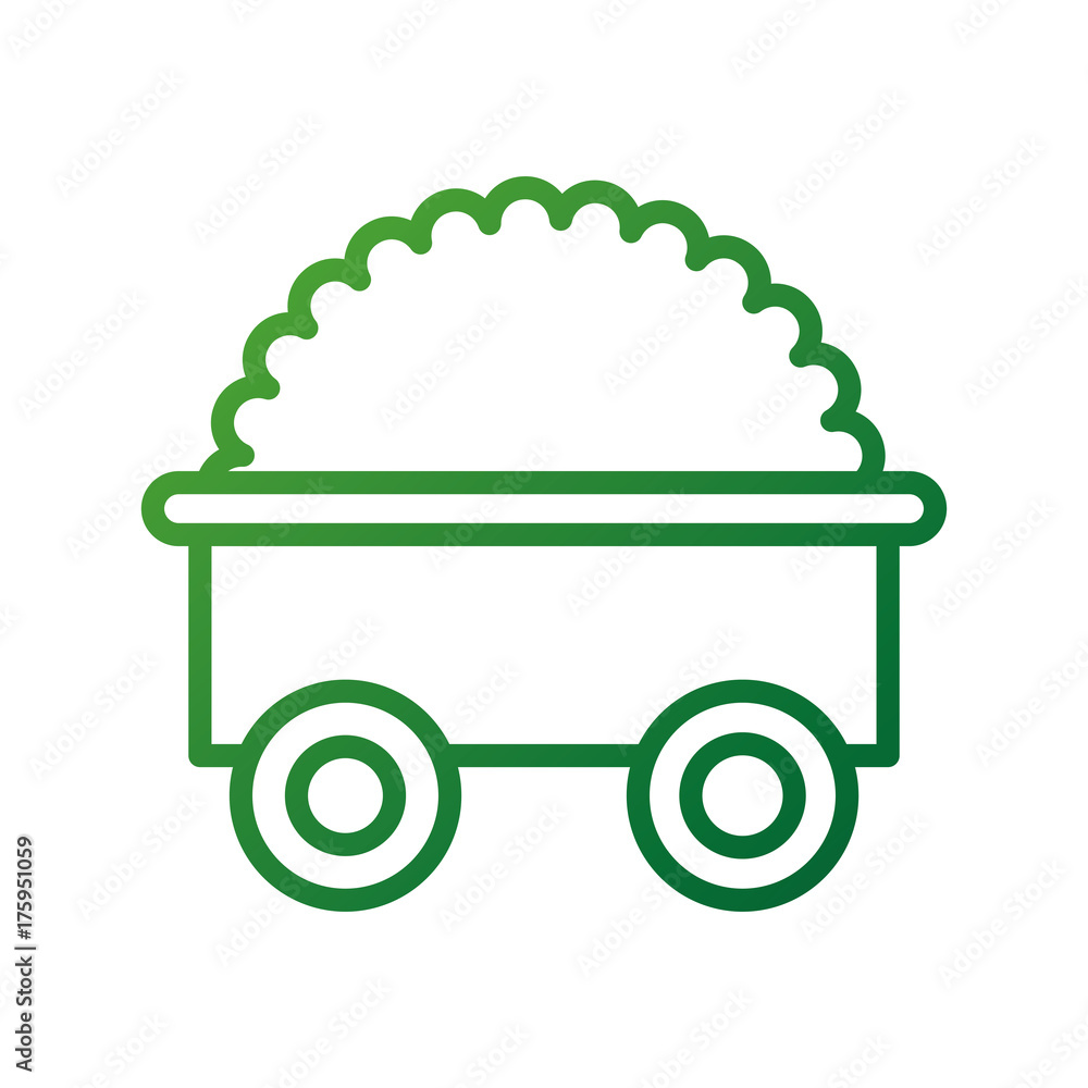 farm tractor trailer agriculture transport vector illustration farm tractor trailer agriculture transport vector illustration