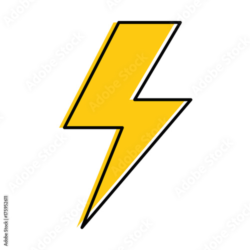 energy ray isolated icon