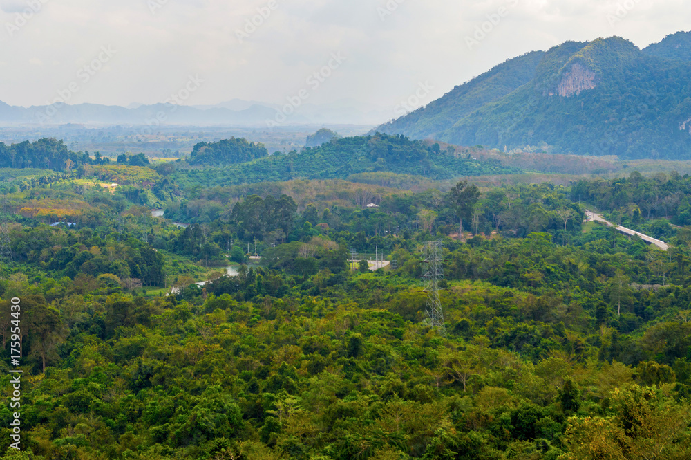 Green Mountain landscape in Thailand