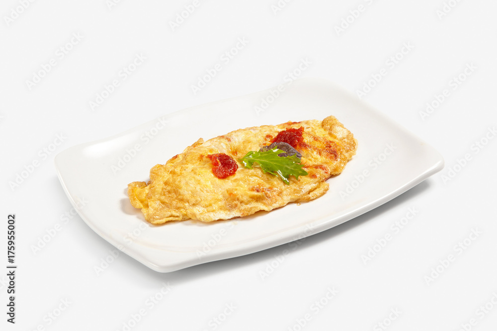 red sausage omelette - sobresada omelette - spanish food red sausage omelette - sobresada omelette - spanish food