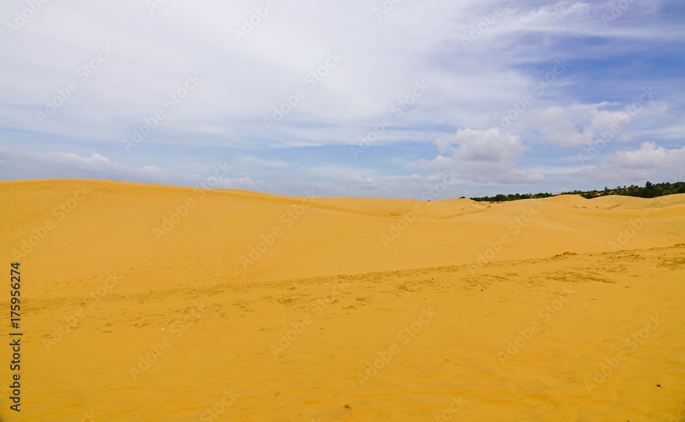 Sand dunes in Phan Thiet, Vietnam