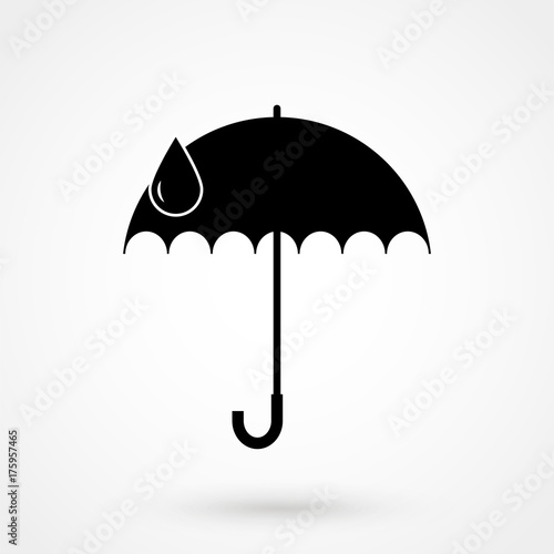 umbrella Icon vector flat design