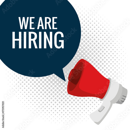 we are hiring business concept