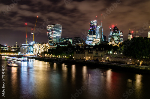 Long Exposure of the London skyline over the Thames. © Peter Austin