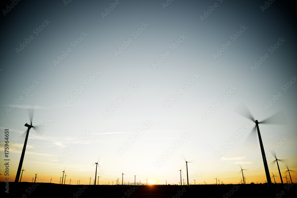 Obraz premium Wind energy concept