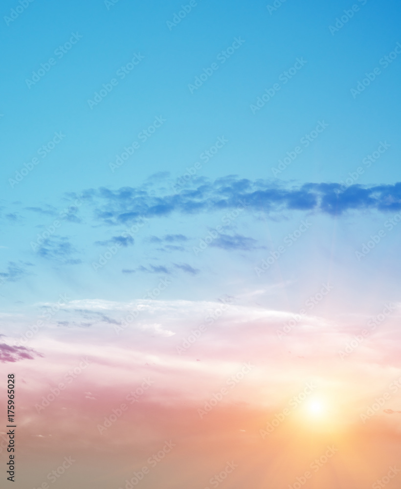 Sky and clouds vertical photo Sky and clouds vertical photo