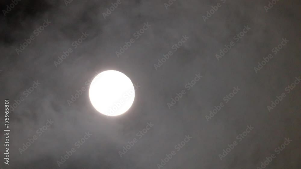 full moon shining with moving clouds in the night sky
full moon shining with moving clouds in the night sky