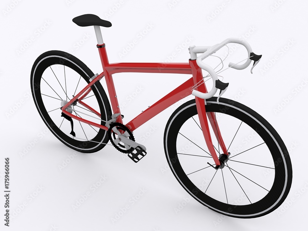 Fototapeta premium Bike isolated