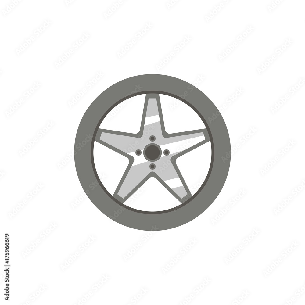 Obraz premium wheel car vector