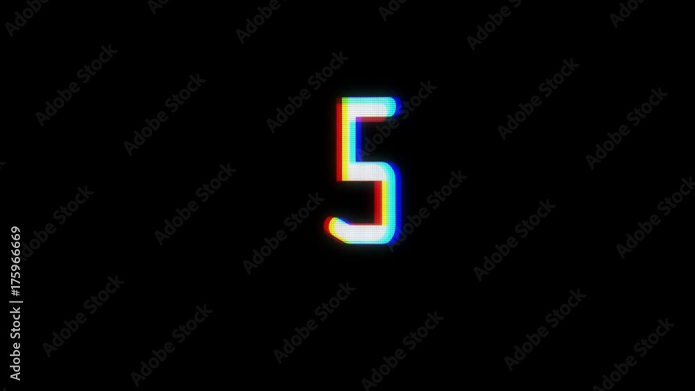 Glitch interference countdown digital numbers from 10 to 1 new dynamic holiday retro joyful colorful vintage video footage Glitch interference countdown digital numbers from 10 to 1 new dynamic holiday retro joyful colorful vintage video footage