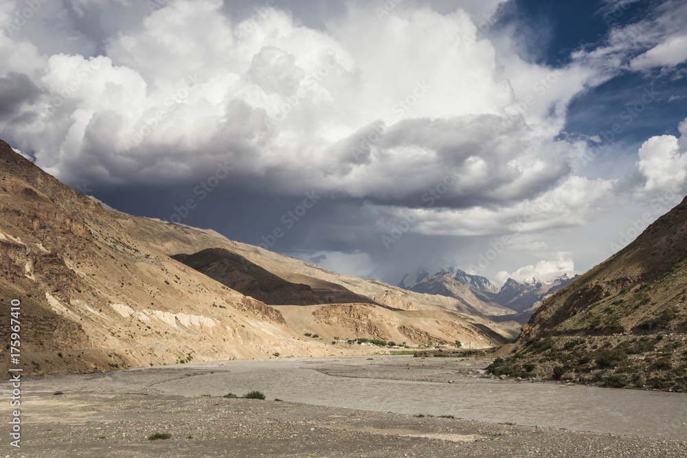 Clouds over Spiti Valley, India. Clouds over Spiti Valley, India.