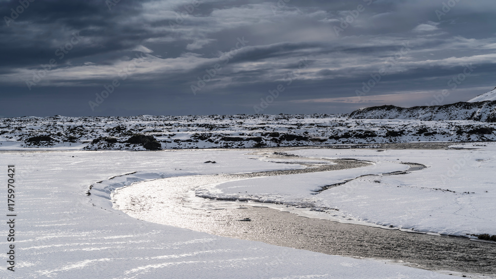 Obraz premium Wasserspuren