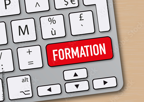formation - entreprise - apprentissage - emploi -clavier d’ordinateur - internet