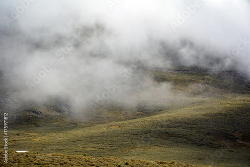 China Sichuan Kangding, G318 National Road along the landscape.