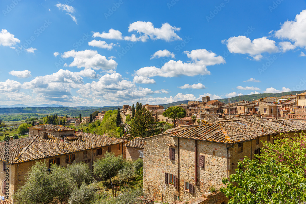 Idyllic village in Tuscany, Italy
