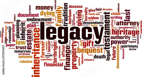 Legacy word cloud