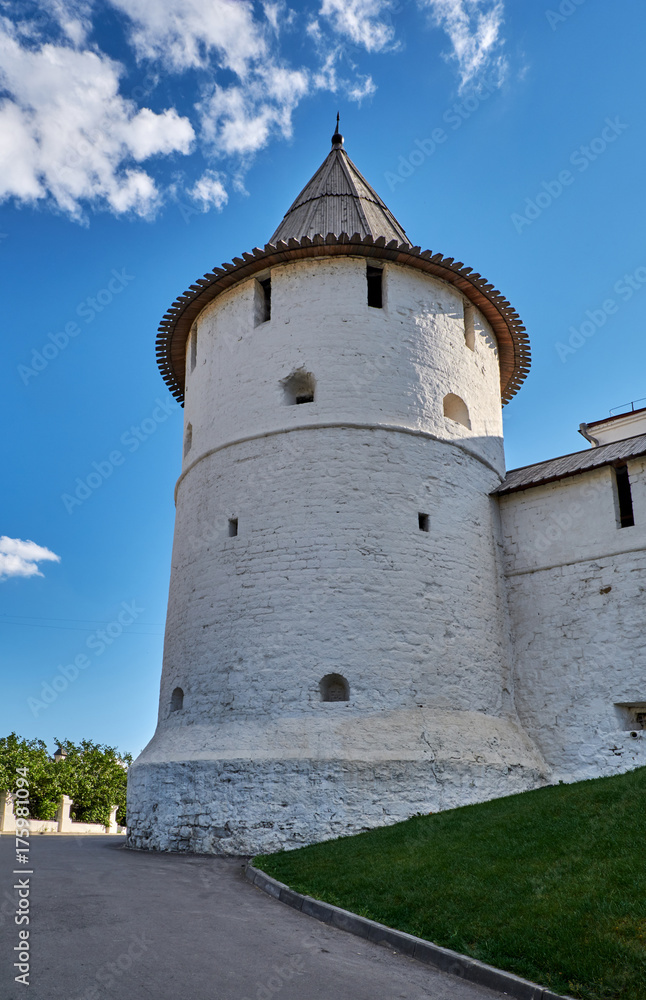 Round stone tower in Kazan