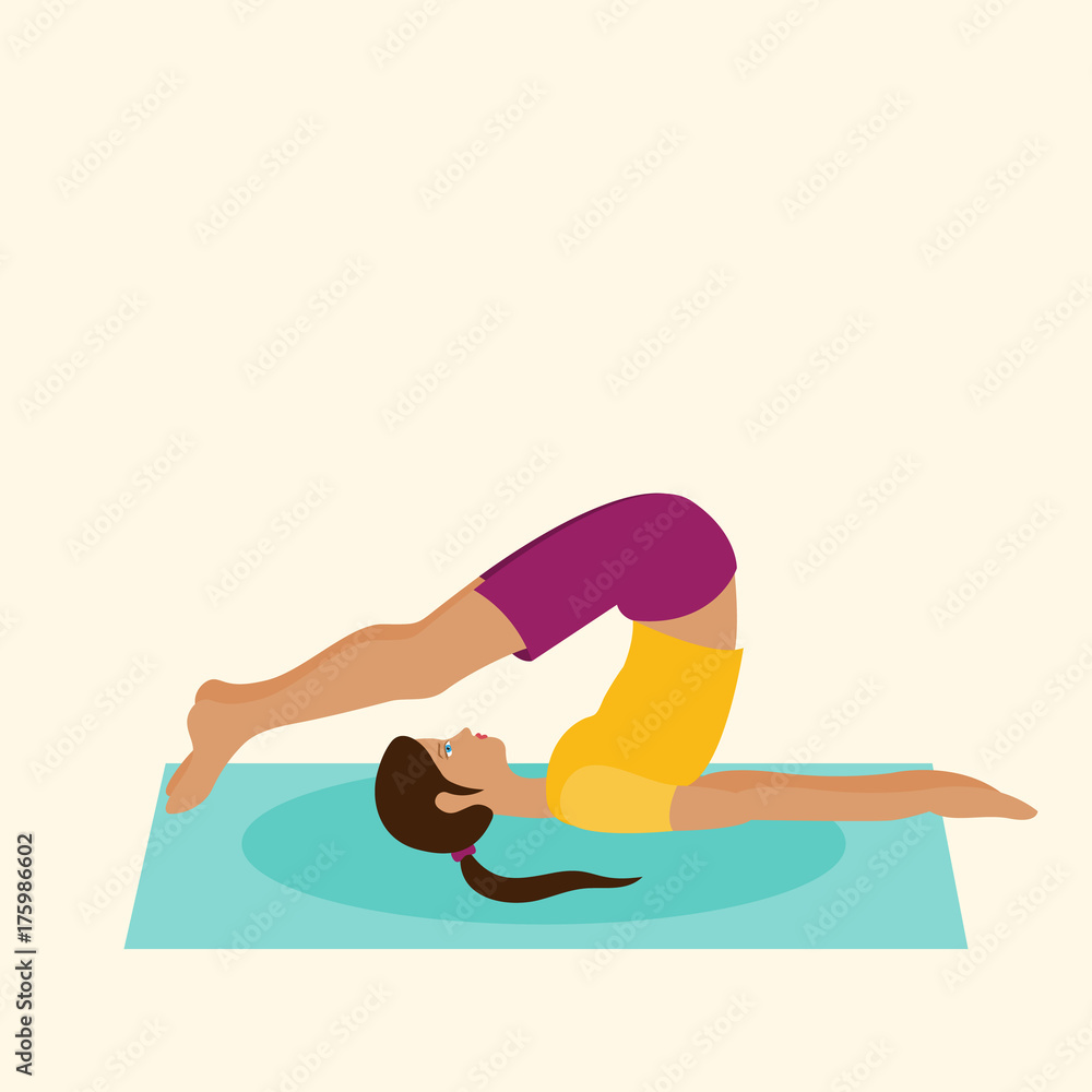 illustration yoga illustration yoga