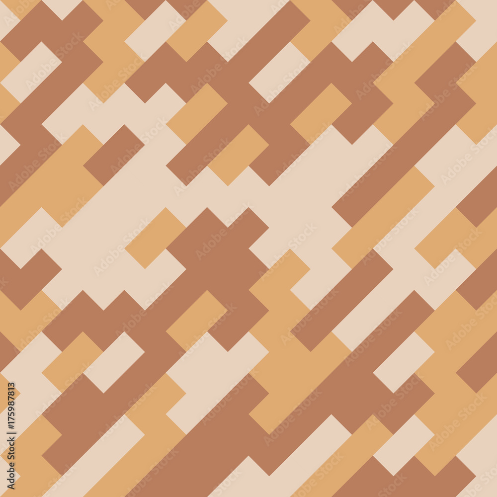 Vector seamless pattern with diagonal random strokes in pastel colors: brown, orange and beige. Abstract background. Vector seamless pattern with diagonal random strokes in pastel colors: brown, orange and beige. Abstract background.