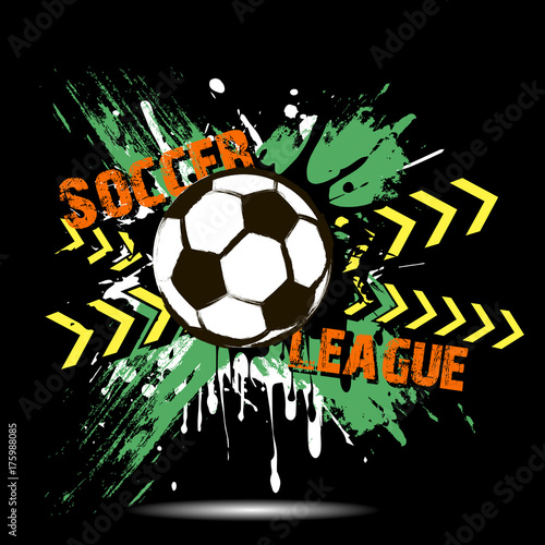 Wallpaper Mural Background abstract soccer ball from blots Torontodigital.ca