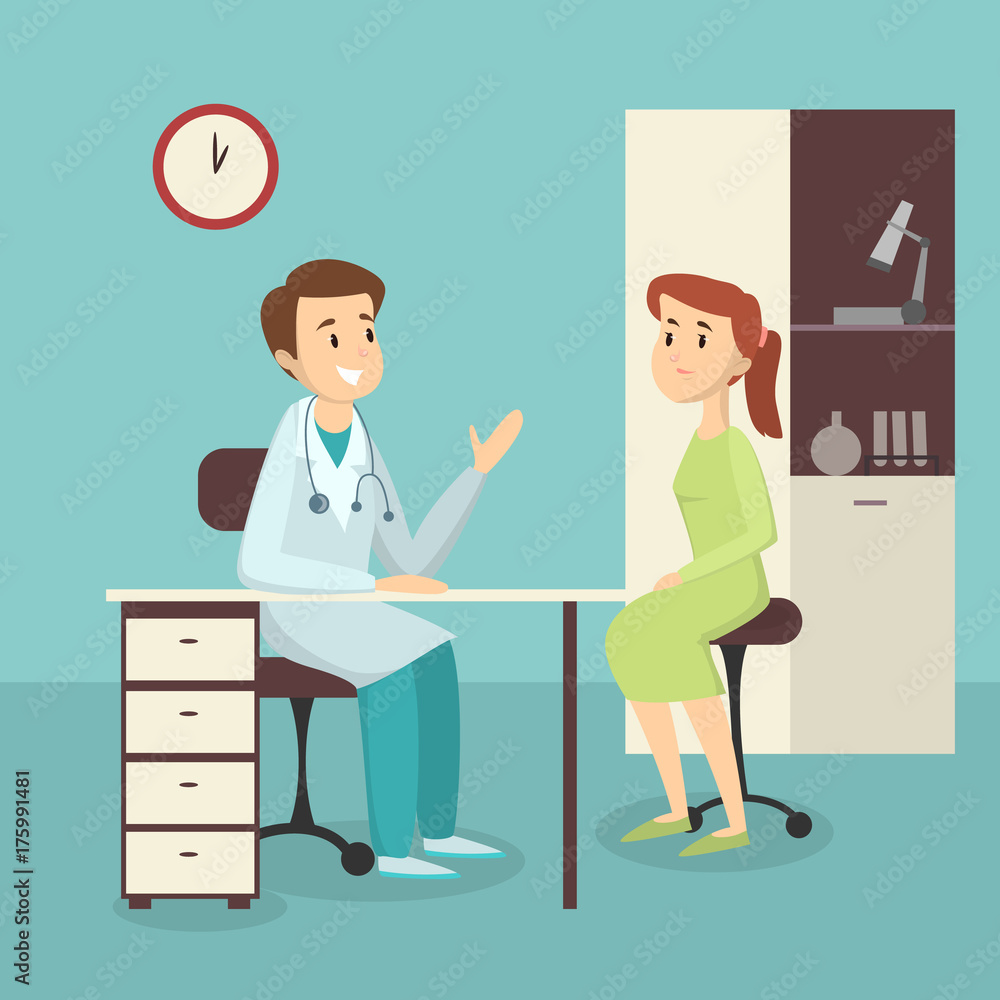 Medical admission illustration. Medical admission illustration.