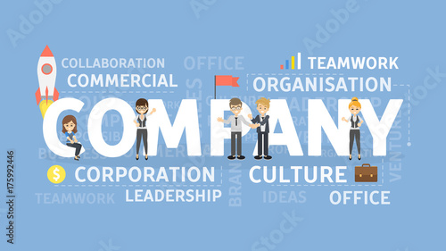 Company concept illustration.