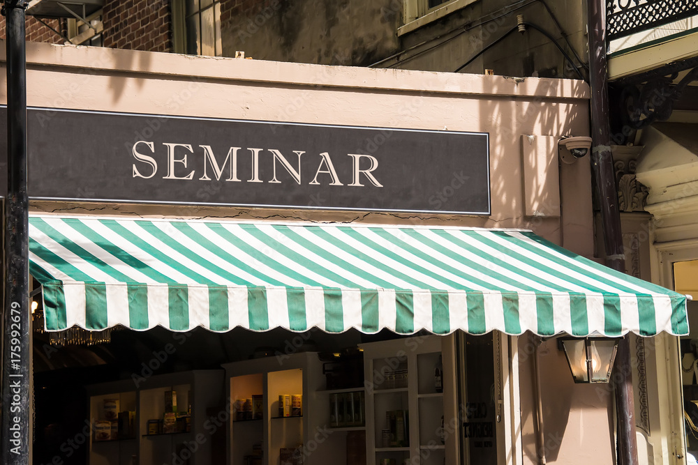 Obraz premium Schild 276 - Seminar