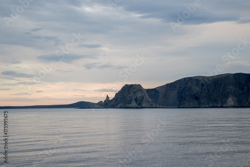 Coastal landscape in Finnmark county in northern Norway. © bphoto