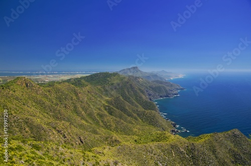 View on Mediterranean Sea in Murcia, Spain