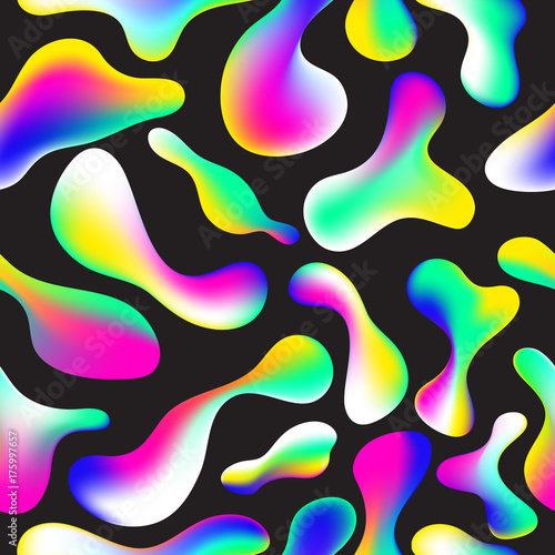 Fluid color seamless pattern modern 