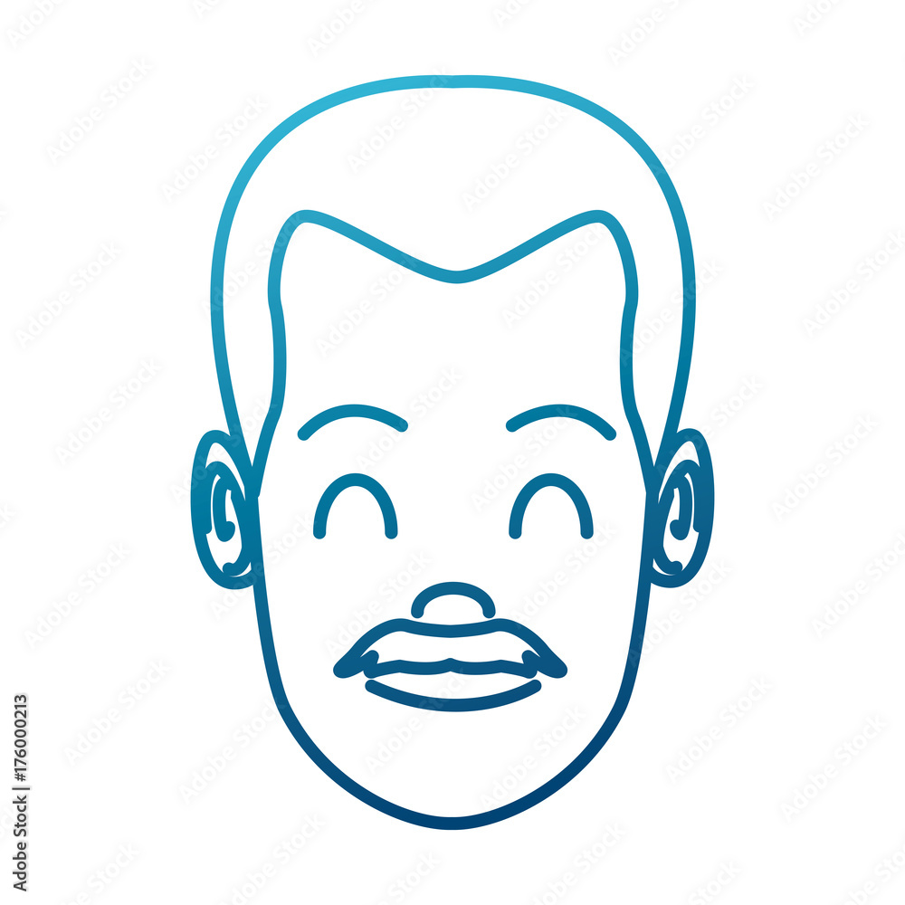 Man face cartoon icon vector illustration graphic design Man face cartoon icon vector illustration graphic design