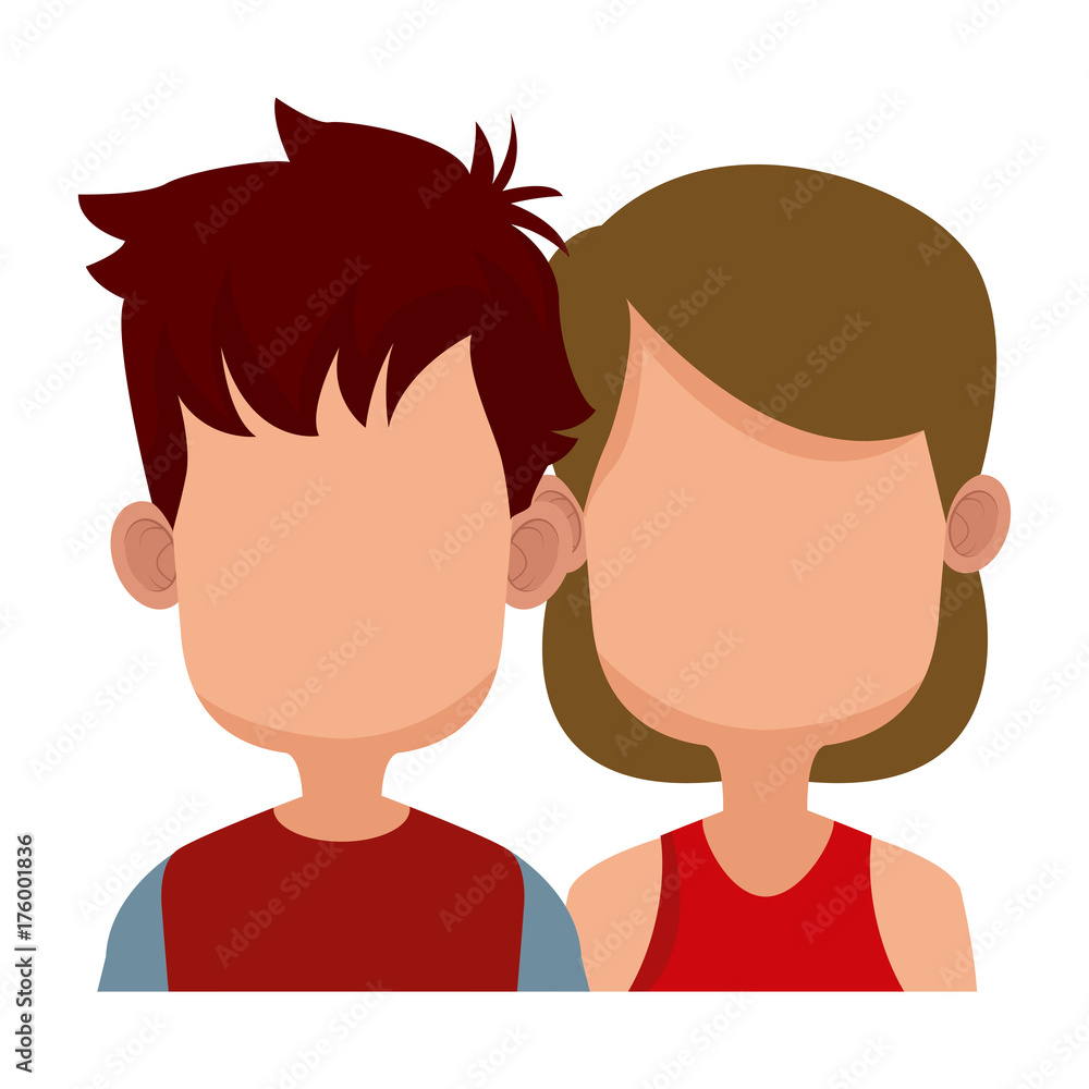 Cute kids friends cartoon icon vector illustration graphic design Cute kids friends cartoon icon vector illustration graphic design