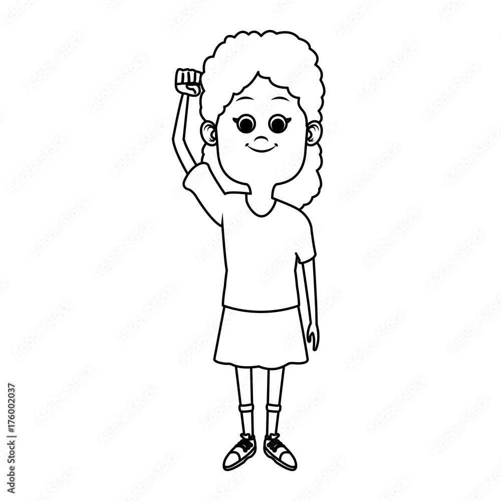 Cute girl cartoon icon vector illustration graphic design Cute girl cartoon icon vector illustration graphic design