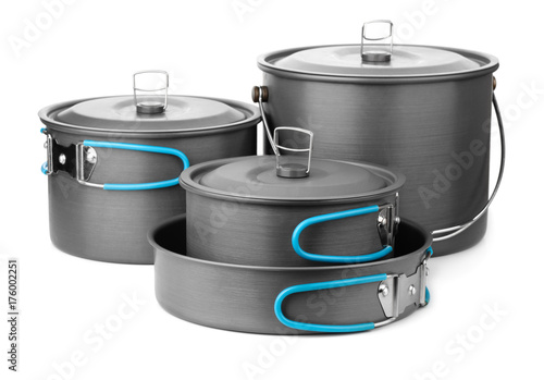 Camping cookware set photo