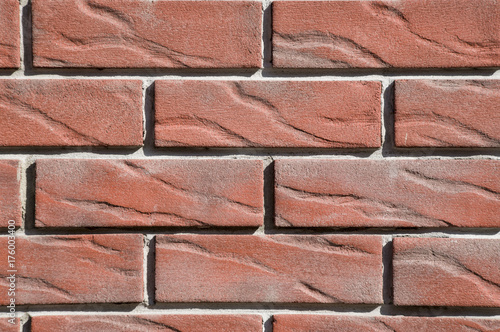 New colorful decorative brick wall