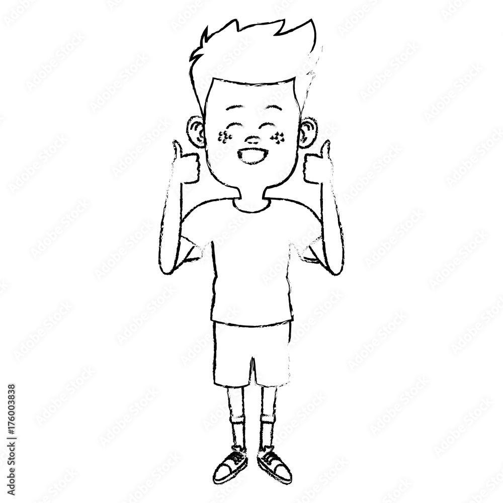 Cute and funny boy cartoon icon vector illustration graphic design Cute and funny boy cartoon icon vector illustration graphic design