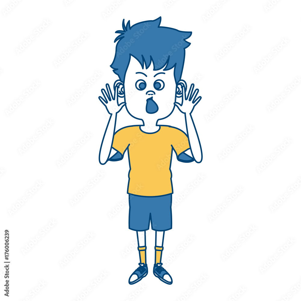 Cute and funny boy cartoon icon vector illustration graphic design Cute and funny boy cartoon icon vector illustration graphic design