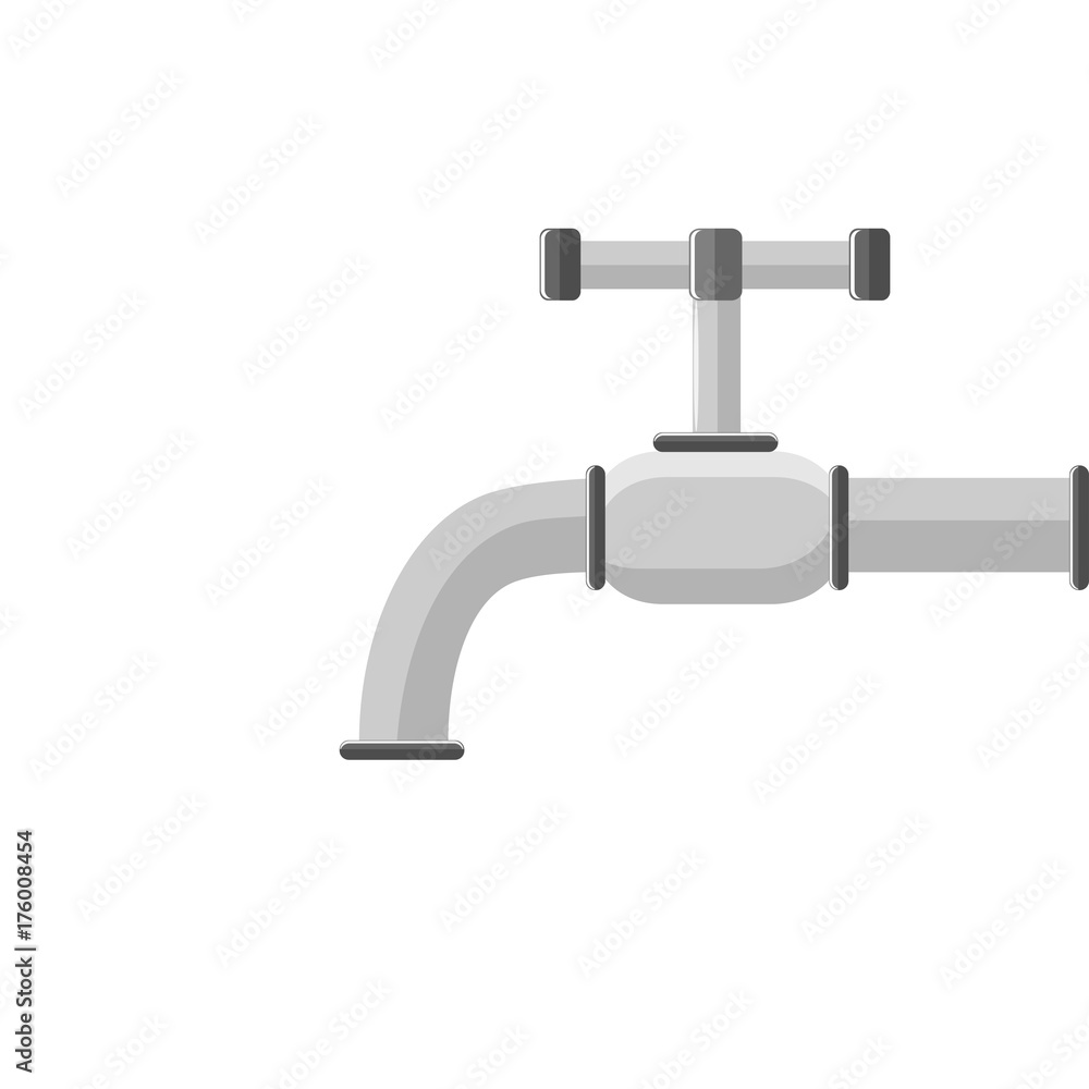 Water tap. vector illustration Water tap. vector illustration