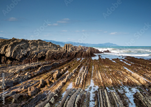 Spanien - Baskenland - Zumaia - Itzurun Flysch