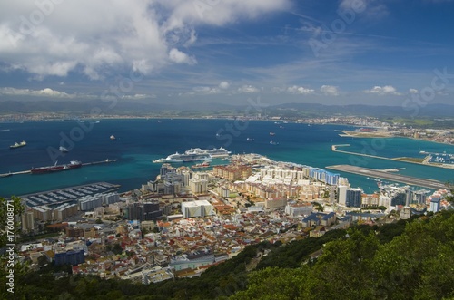 View on north part of Gibraltar