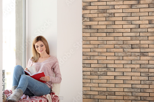 Young beautiful woman with ...