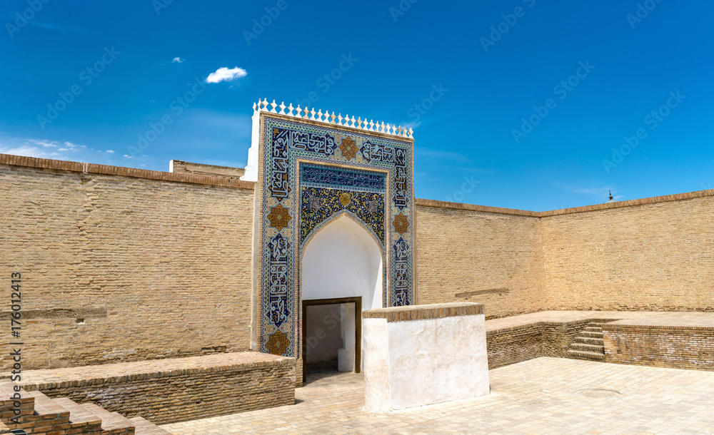 Ancient residence of Emir at the Ark Fortress in Bukhara, Uzbekistan