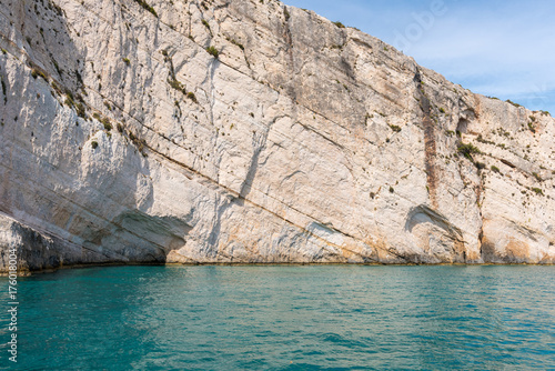 Beautiful rocky coast of island of Zakynthos. Greece. © vivoo