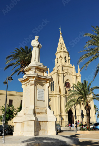 Santuario de la Virgen de Regla en Chipiona, pueblos de Cádiz, España