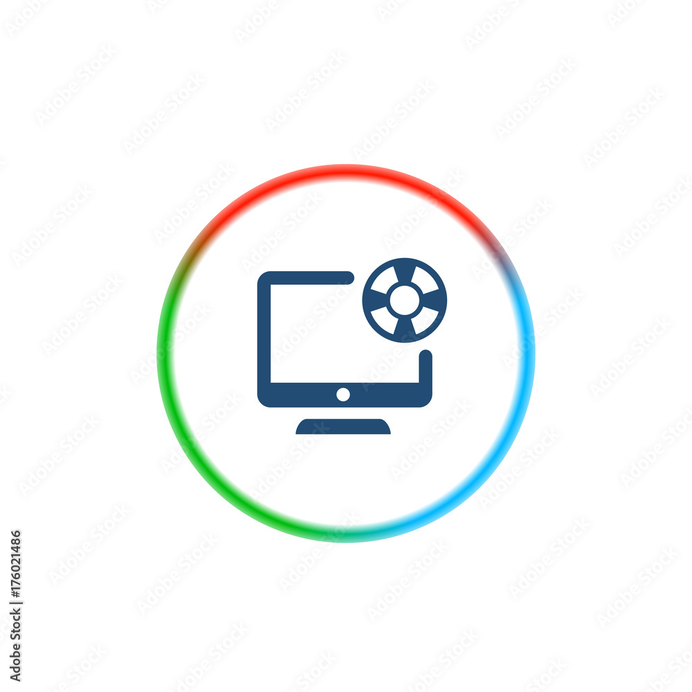 Rainbow Style App Icon Rainbow Style App Icon