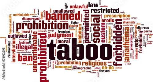 Taboo word cloud