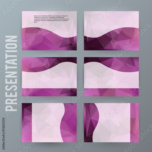 Horizontal banner background Design element powerpoint precentation10