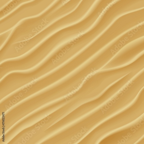 Sand texture. Desert sand dunes © Makhnach