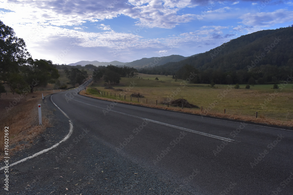 Fototapeta premium Highway, country, Australia